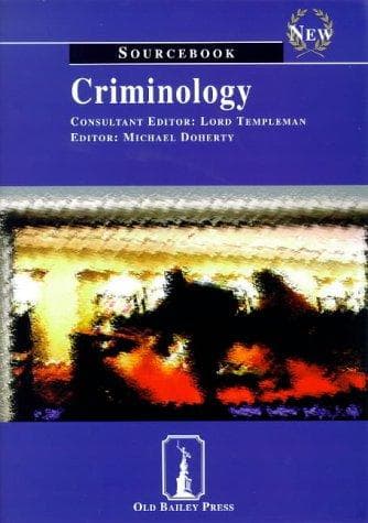 Tapa de Criminology (Sourcebook)