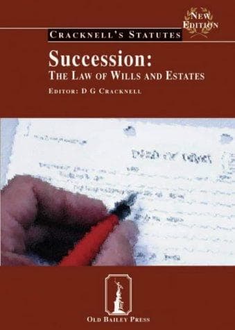 Tapa de Succession (Cracknell's Statutes)