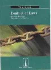 Tapa de Conflict of Laws Textbook