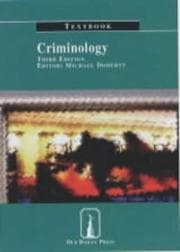 Tapa de Criminology