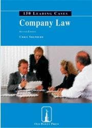 Tapa de Company Law (150 Leading Cases)