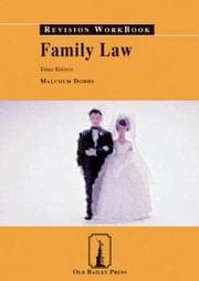 Tapa de Family Law Revision Workbook