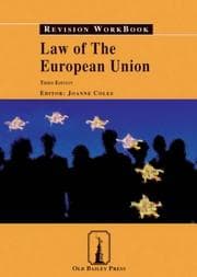 Tapa de Law of the European Union Revision Workbook