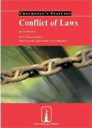 Tapa de Conflict of Laws (Cracknell's Statutes)