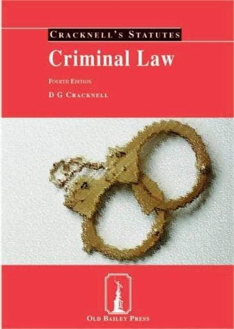 Tapa de Criminal law