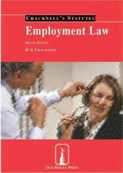 Tapa de Employment Law (Cracknell's Statutes)