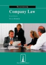 Tapa de Company Law Textbook