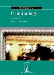 Tapa de Criminology Textbook