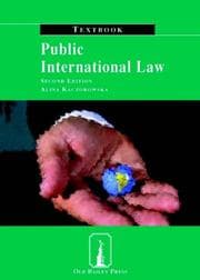 Tapa de Public International Law Textbook