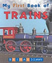 Tapa de My First Book of Trains (My First Book of)