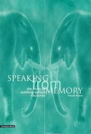 Tapa de Speaking from memory