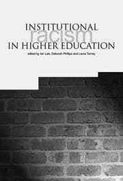 Tapa de Institutional racism in higher education