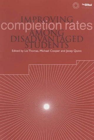 Tapa de Improving completion rates among disadvantaged students