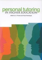 Tapa de Personal Tutoring in Higher Education