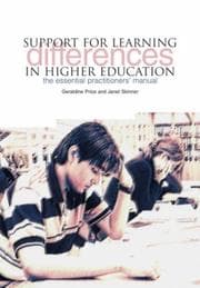 Tapa de Support for Learning Differences in Higher Education