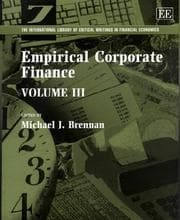 Tapa de Empirical Corporate Finance