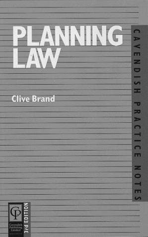 Tapa de Planning Law