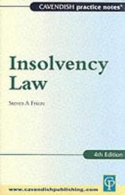Tapa de Insolvency law