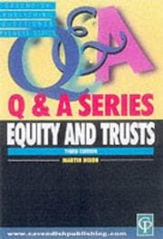 Tapa de Equity and trusts