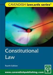 Tapa de Constitutional LawCard 4ED (Lawcards)