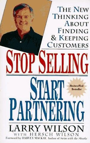 Tapa de Stop Selling, Start Partnering