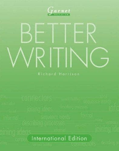 Tapa de Better Writing