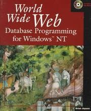 Tapa de World Wide Web database programming for Windows NT