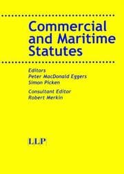 Tapa de Commercial and Maritime Law Statutes (Maritime & Transport Law Library)