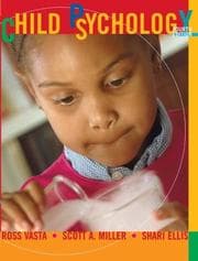 Tapa de Child psychology