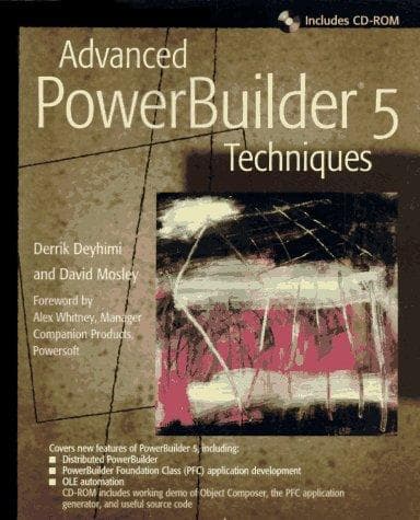 Tapa de Advanced PowerBuilder 5 techniques