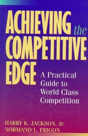 Tapa de Achieving the competitive edge