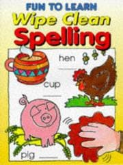 Tapa de Fun to Learn Wipe Clean Spelling (Fun to Learn)