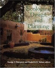 Tapa de Ecological design and planning