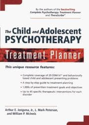 Tapa de The child and adolescent psychotherapy treatment planner