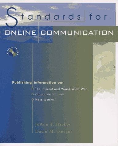 Tapa de Standards for online communication