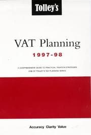 Tapa de Tolley's VAT planning