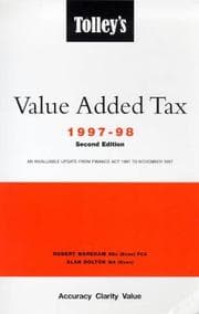 Tapa de Tolley's Value added tax