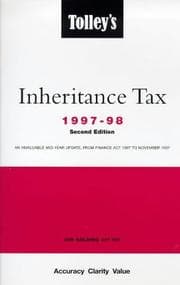 Tapa de Tolley's Inheritance Tax: 1997-98