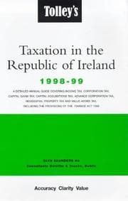 Tapa de Tolley's Taxation in the Republic of Ireland