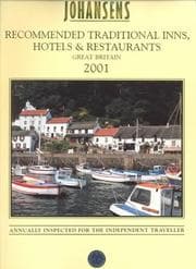 Tapa de Johansens 2001 Recommended Traditional Inns, Hotels & Restaurants, Great Britian (Alavish Series)