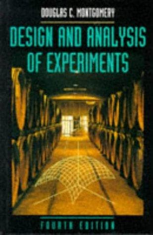 Tapa de Design and Analysis of Experiments