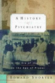 Tapa de A history of psychiatry