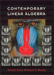 Tapa de Contemporary Linear Algebra