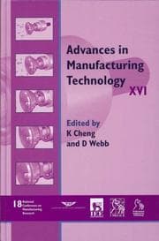 Tapa de Advances in Manufacturing Technology XVI - NCMR 2002