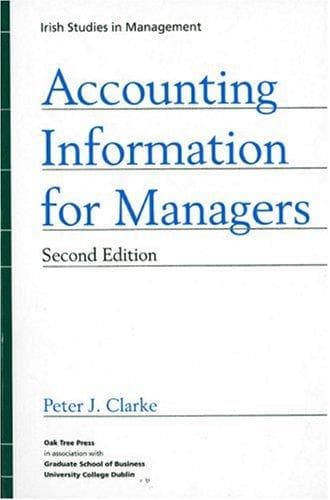 Tapa de Accounting Information for Managers