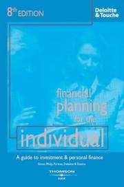 Tapa de Financial planning for the individual