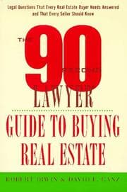 Tapa de The 90 second lawyer guide to buying real estate