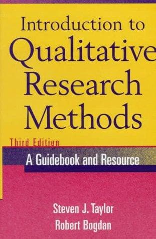 Tapa de Introduction to qualitative research methods