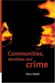 Tapa de Communities, Identities and Crime