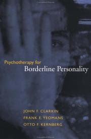Tapa de Psychotherapy for borderline personality